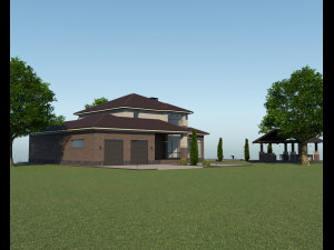 Villa for family 3 3D Модель