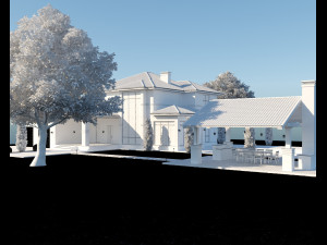 Villa for family 3 3D Модель