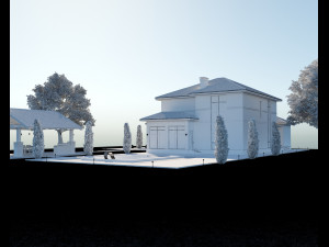 Villa for family 3 3D Модель