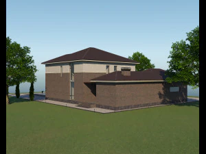 Villa for family 4 3D Model