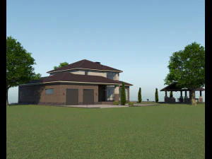 Villa for family 4 3D Model