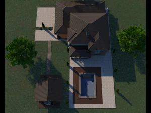 Villa for family 4 3D Model