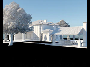Villa for family 4 3D Model