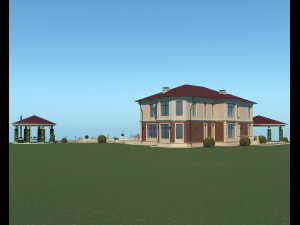 Villa for family 5 3Dモデル