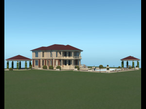 Villa for family 5 3Dモデル