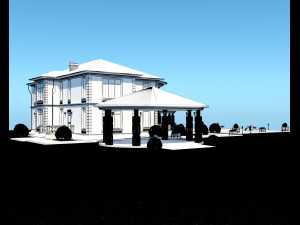 Villa for family 5 3Dモデル