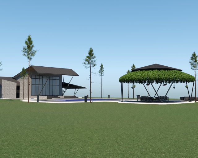 Villa for family 7 3D Model .c4d .max .obj .3ds .fbx .stl .blend 
