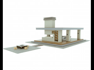 MODERN REST ZONE Modelo 3D