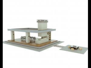MODERN REST ZONE Modelo 3D