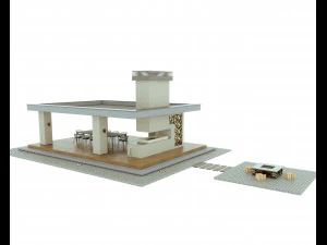MODERN REST ZONE 3D Model