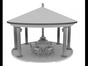 ROUND REST ZONE 3D Model