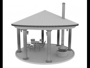 ROUND REST ZONE 3D 模型
