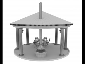 ROUND REST ZONE 3D 模型