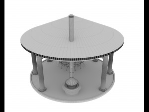 ROUND REST ZONE 3D 模型