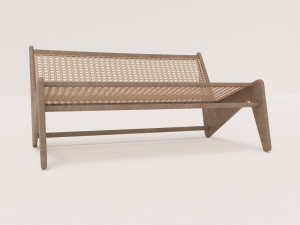 WOOD BENCH 3D Model