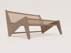 WOOD BENCH 3D 模型