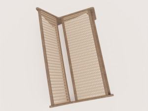 WOOD BENCH 3D 模型