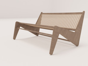 WOOD BENCH 3D 模型