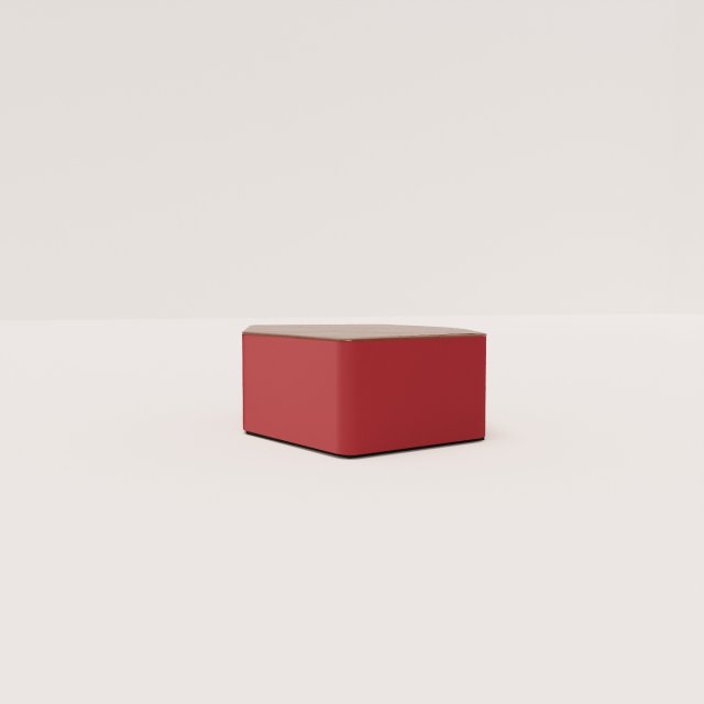 SOFA RED Model 3D .c4d .max .obj .3ds .fbx .stl .blend 
