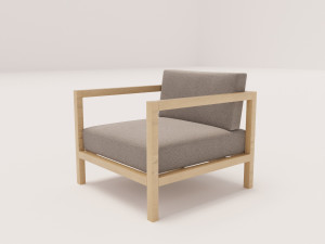 ARMCHAIR Modello 3D