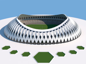 MOON STADIUM Modelo 3D