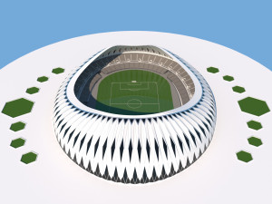 MOON STADIUM Modelo 3D
