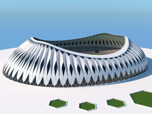 MOON STADIUM Modelo 3D
