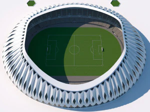 MOON STADIUM 3D Model