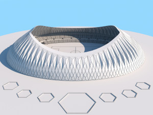 MOON STADIUM Modelo 3D