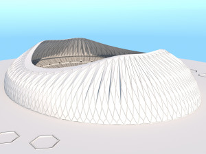 MOON STADIUM Modelo 3D