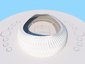 MOON STADIUM Modelo 3D