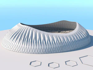 MOON STADIUM 3D Model