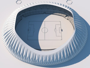 MOON STADIUM Modelo 3D