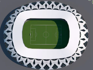 FOOTBALL STADIUM 3D Model