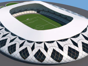 FOOTBALL STADIUM 3D Model