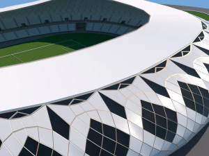 FOOTBALL STADIUM 3D Model