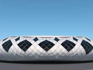 FOOTBALL STADIUM 3D Модель