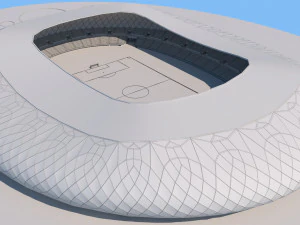FOOTBALL STADIUM 3D Model