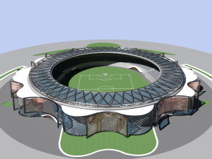 ARMOR STADIUM 3D Model