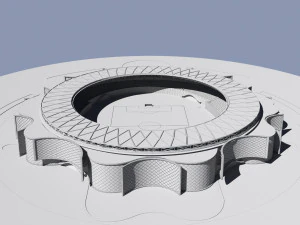 ARMOR STADIUM 3D Model