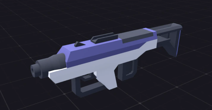 Loy poly rifle 3D Model .c4d .max .obj .3ds .fbx .stl .blend