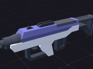 Лой поли винтовка 3D Модель