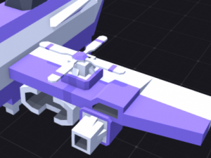 Low poly aircraft 3D Model