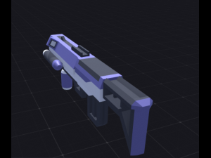 Low poly rifle 3D-Modell