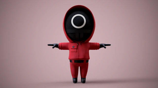 Squid Game - Paket 3 Tentara Model 3D .c4d .max .obj .3ds .fbx .stl .blend 