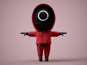 Squid Game - Paket 3 Tentara Model 3D