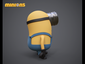 Minion 3d character Low-poly 3D Model