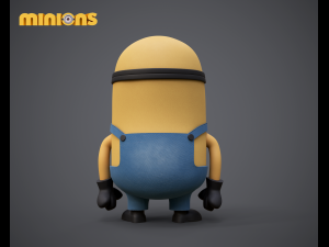 Minion 3d character Low-poly 3D Model