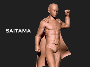 One punch man - Saitama 3D print model 3D Druckmodell