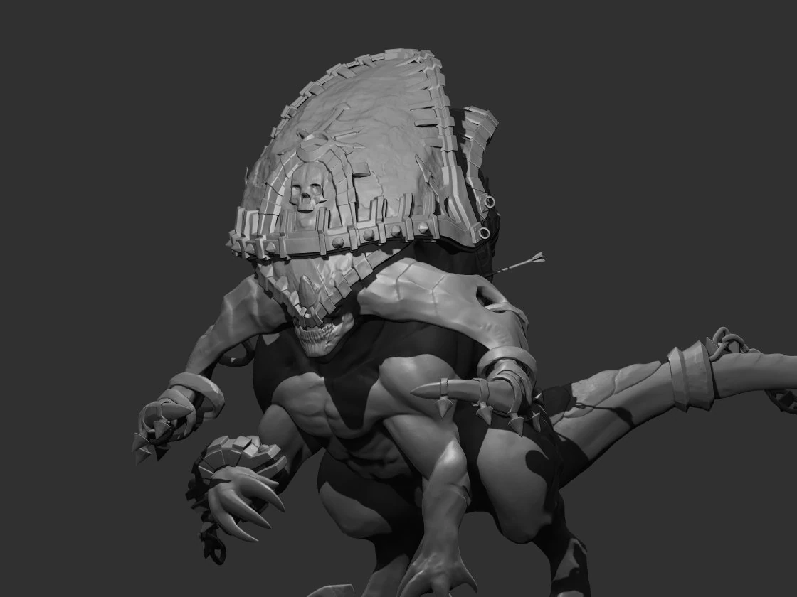 Giant beast Free 3D print model 3D Print Model .c4d .max .obj .3ds .fbx .stl .blend 